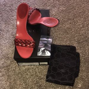 Gucci Mid Heel Slide